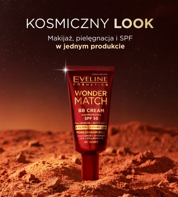 BB-kräm med SPF 50 01 Ivory Eveline Wonder Match