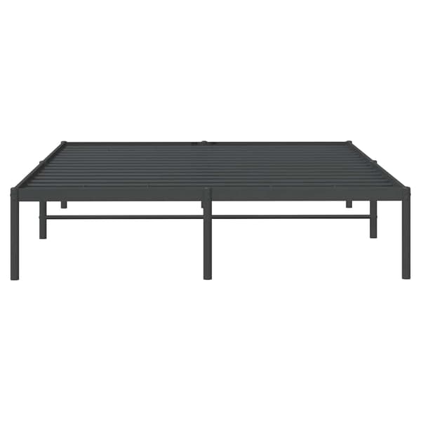 vidaXL metalsengestel sort 140x200 cm