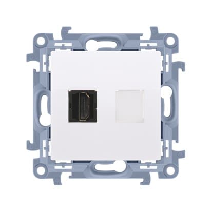 HDMI-stik ver.1.4 (modul), hvid, SIMON10