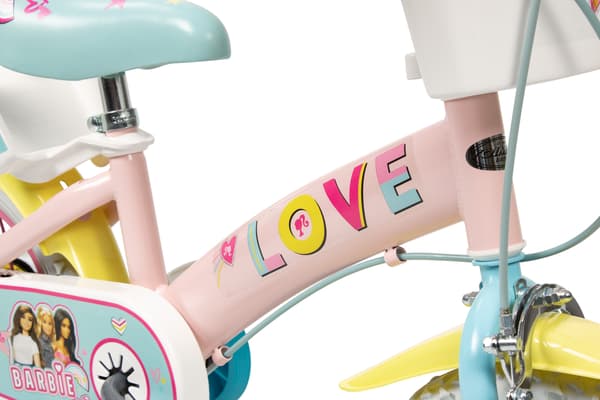 Barbie 12-tommer børnecykel til piger 3-5 år lyserød