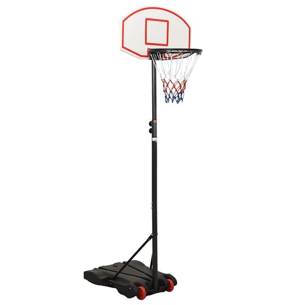 vidaXL Basketställ vit 216-250 cm polyeten