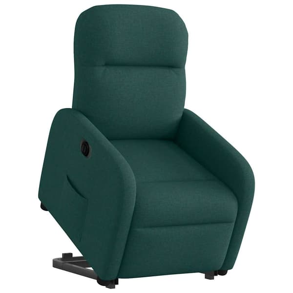 vidaXL Elektrisk lyftande massagefåtölj grön