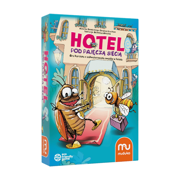 Hämähäkinverkkohotelli. Lautapeli. Muduko