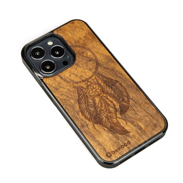 Träfodral till iPhone 13 Pro DREAMCATCHER IMBUIA