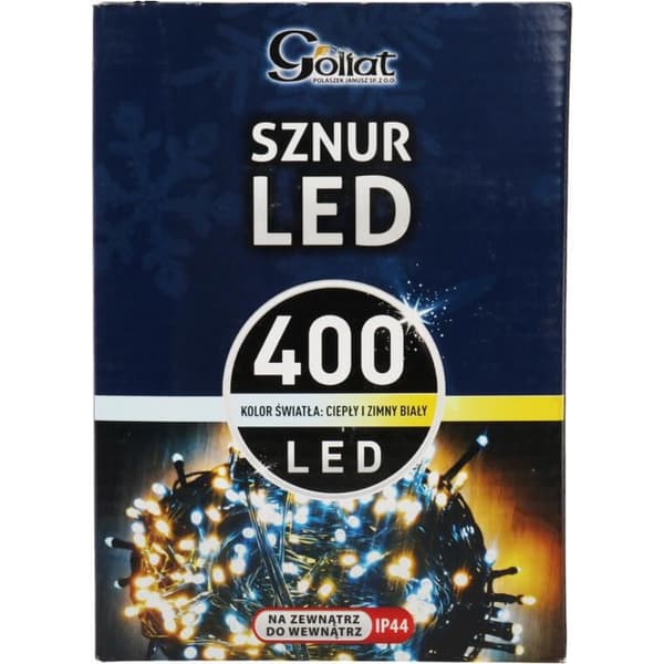 Juletræsbelysning lysslynge 400 LED-blanding