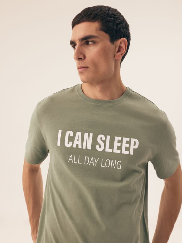 Herrpyjamas Henderson Sleeper | Grön, Marinblå M