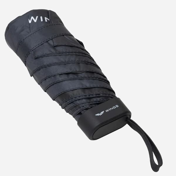 WINGS SVART Fickparaply