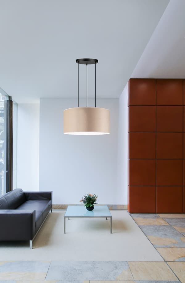 Tornado AXL1 lampa, beige sammet, blandning