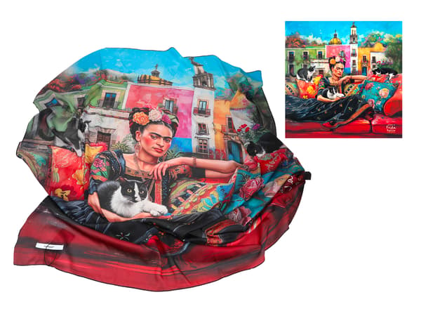 Carmani, delikat tamina-halsduk - Frida Kahlo