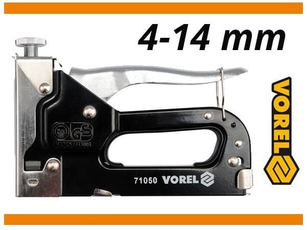 Vorel tapetserarhäftare 4-14mm metallkropp 71050