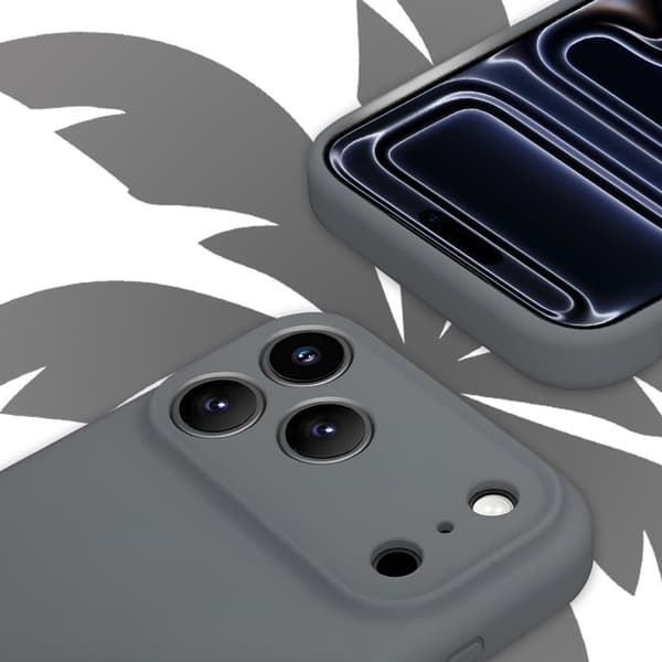 UrbanPalm iPhone 17 Pro Max Silikone-etui til MagSafe, Grafitgrå