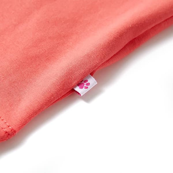 Barn-T-shirt, korall, 128