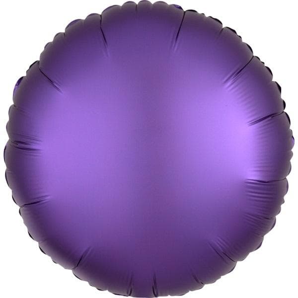 Folioilmapallo, violetti, pyöreä, 43 cm