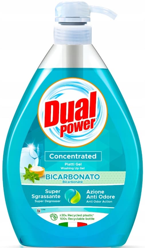 Bicarbonat opvaskemiddel 1 l - Dobbelt effekt