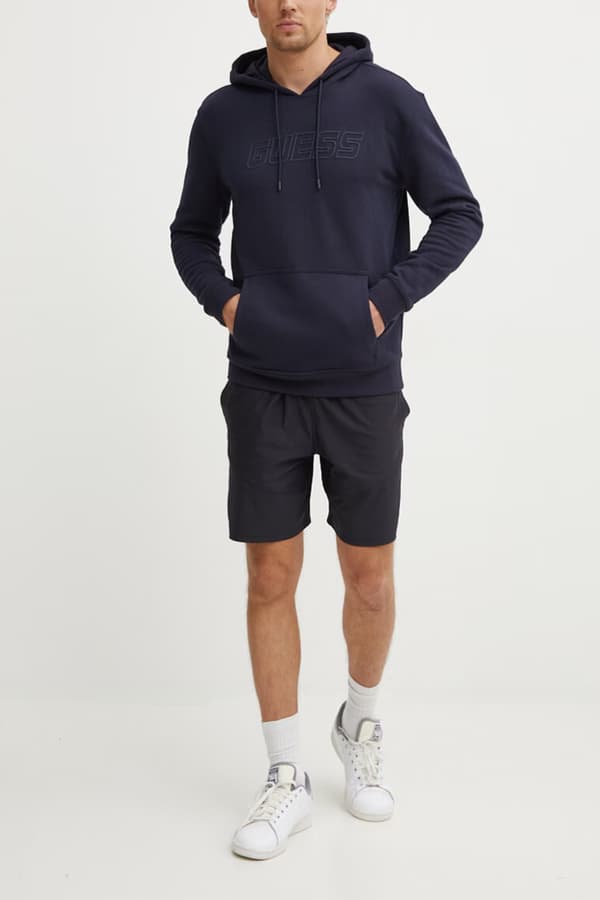 Guess Marinblå Herr Aldwin XL Sweatshirt