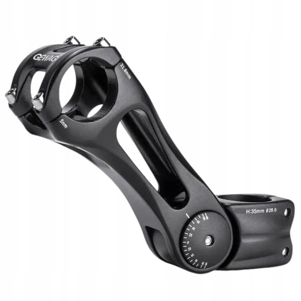 AHEAD Cykelstyrstam Aluminium Justerbart Styrfäste 31.8 140mm