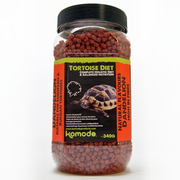 Komodo Tortoise Diet Mælkebøtte 340g - foder til skildpadder