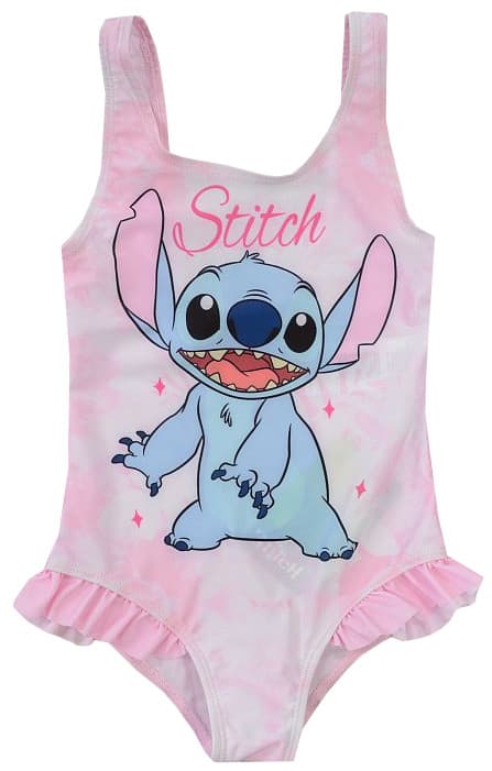 Stitch badedragt pink 98/104