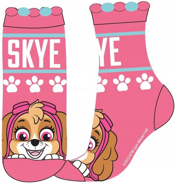 PAW PATROL-EVENTYRSTRØMPER TIL PIGER, lyserøde 31/34 D082F