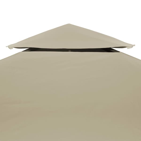 vidaXL Puutarhahuvimajan katto, 310 g/m², Beige, 3x4 m