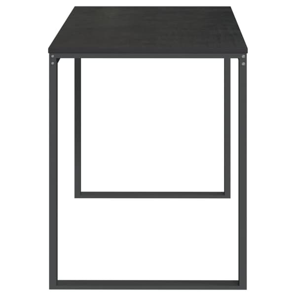 vidaXL computerbord, sort, 110x60x73 cm, spånplade