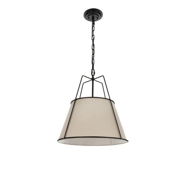 AMBER sort linnedlampe