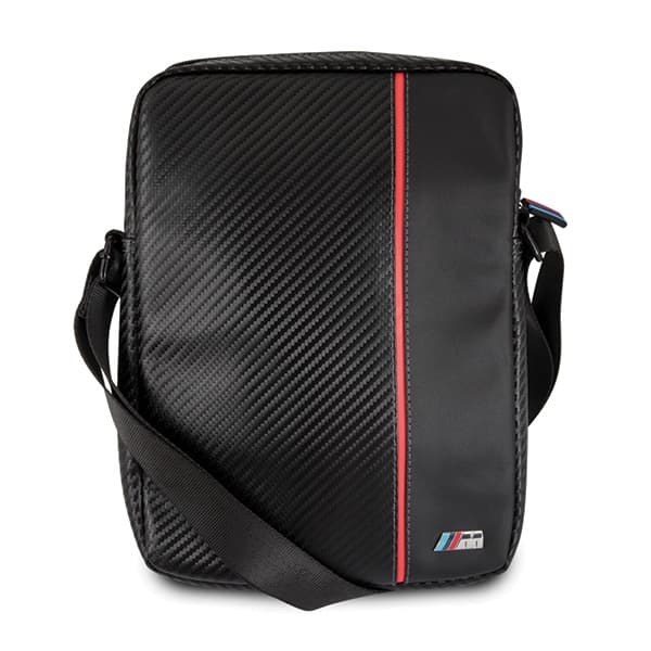 BMW Carbon Red Stripe Tablet Bag 8" tabletille, musta