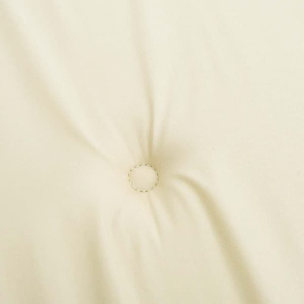 vidaXL Trädgårdsdynor, 6 st, Creme, 40x40x4 cm