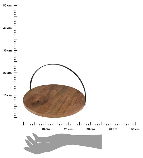 Kagefad i mangotræ, 28 cm