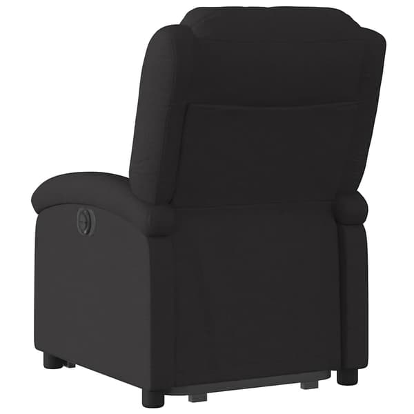 vidaXL elektrisk liftmassagestol lænestol sort