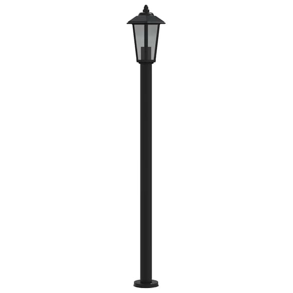 vidaXL havelamper, 3 stk., sort, 120 cm, stål