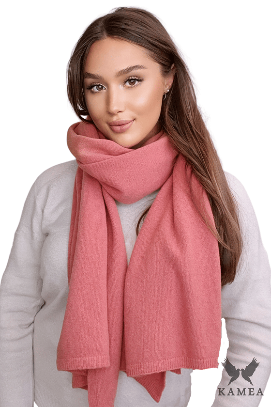 SCARF*01 dametørklæde mørk koral