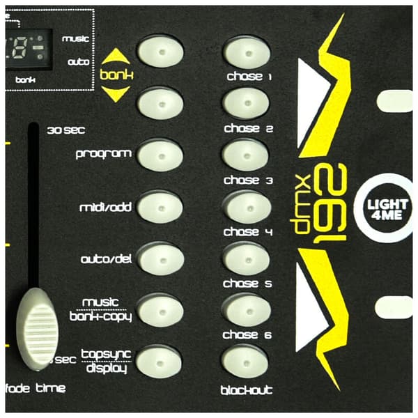 LIGHT4ME DMX 192 MKII fader controller DMX