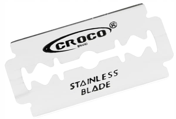 Croco rakbladsset 100 st slitstarka precisionsrakblad för rakning