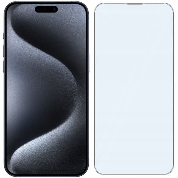 3x Härdat glas för Apple iPhone 15 Pro, 9H glas | 3-pack