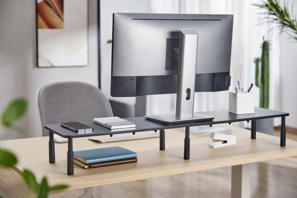 MOZOS SPM2 BORD STATIV HYLDE TIL TO MONITORER