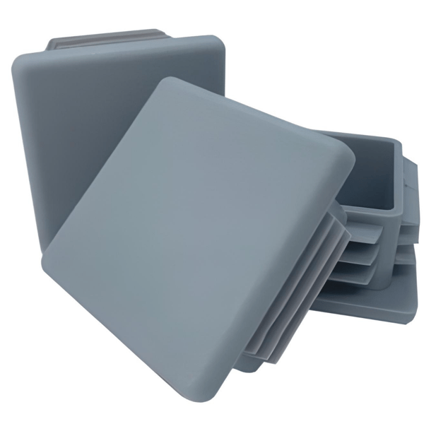 Invändig lock för profilstolpetak 50X50 50 ST grå