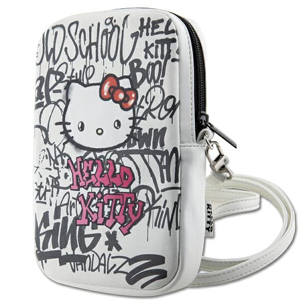 Hello Kitty Graffiti Kitty Hovedtaske, Hvid