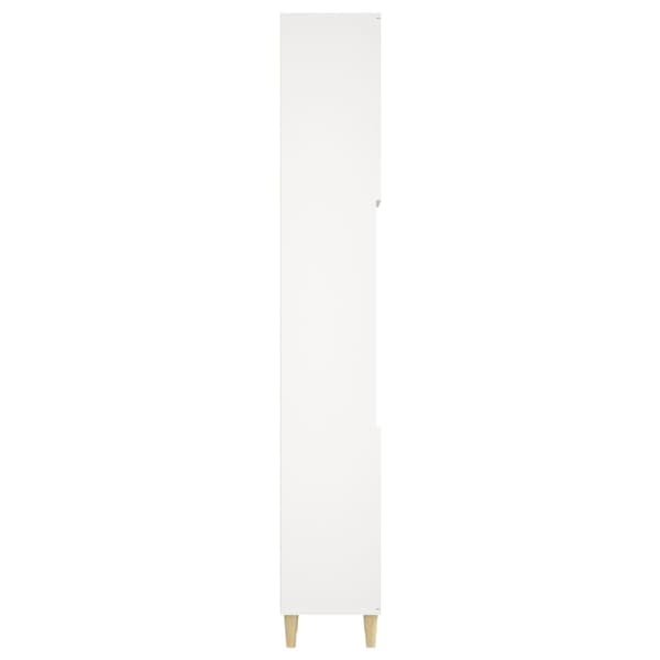 vidaXL Badrumsskåp, Vit, 30x30x190 cm, Träbaserat material