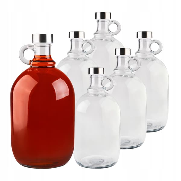 Sæt - 6x Gallon 2 L med låg