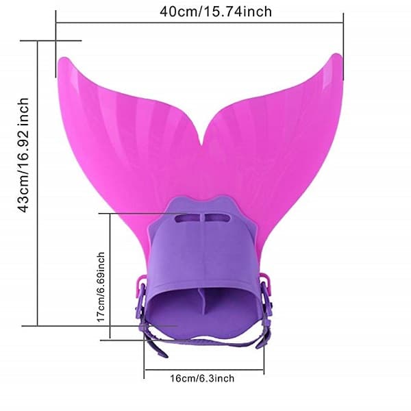 Monofin MASTER Mermaid - Rosa