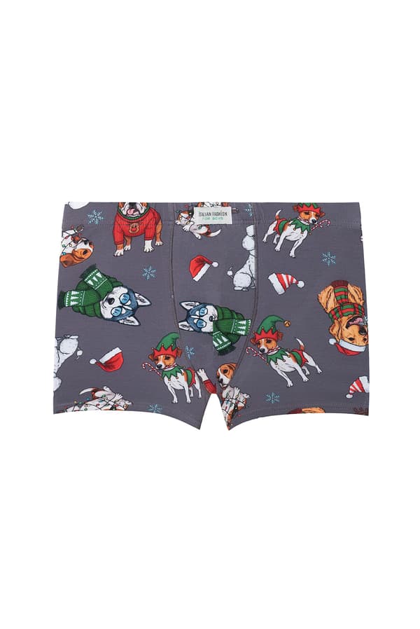 Husky boxershorts för pojkar, tryckta, 8 år
