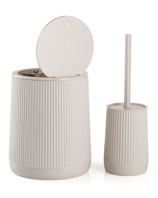 AVENIS badrumsset med 5 delar, beige