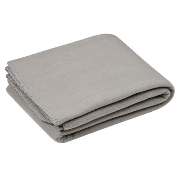 Carlton tæppe 125x150 grå fleece