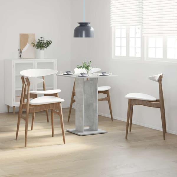 vidaXL bistrobord beton grå 60x60x75 cm spånplade