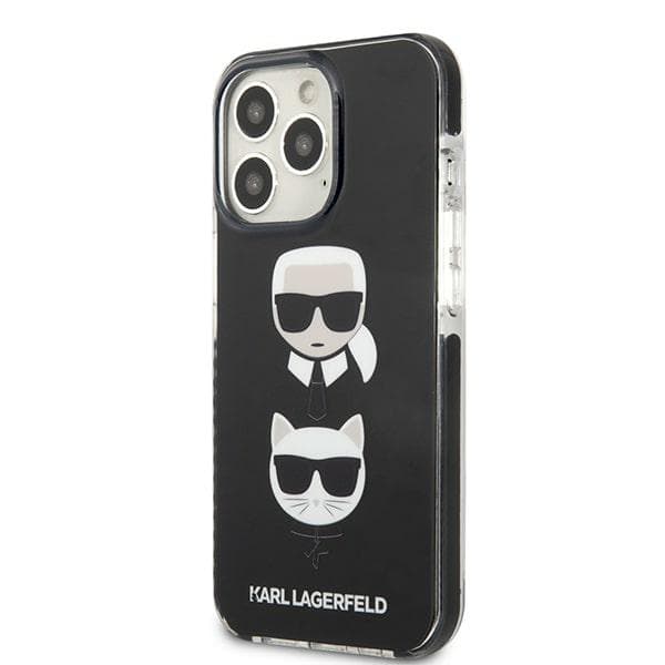 Karl Lagerfeld Karl&Choupette Head-etui til iPhone 13 Pro Max, sort