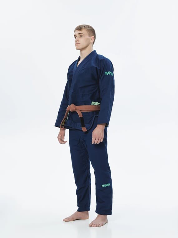 Manto Kimono/GI BJJ Herrestigning 2.0 Blå A3