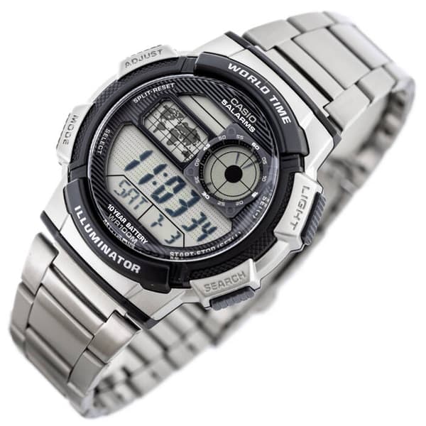 Herrklocka CASIO AE-1000WD 1A (zd073h) - Världstid + Låda