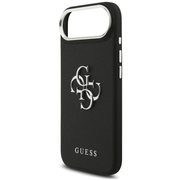 Guess Grained Big 4G Classic Logo cover til iPhone Air, sort