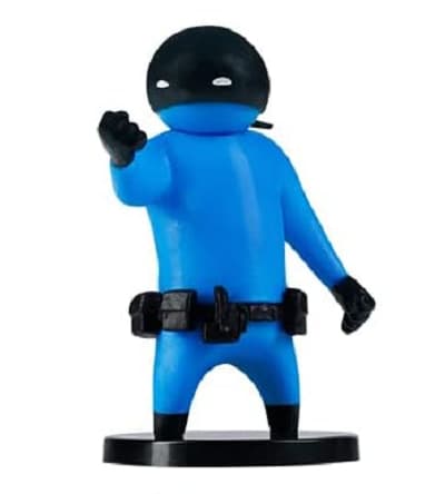 PMI Gang Beasts serie 1 E Superblå 7cm